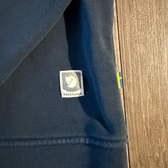 Women’s Navy Blue Fjallraven Terry Sweatshirt - Picture 3 of 3